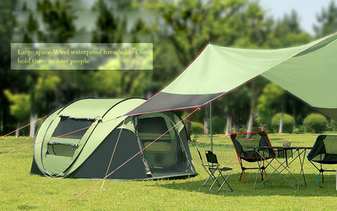 large pop up camping tent