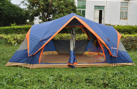 Large family tent camping