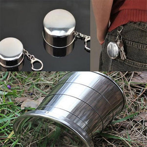 Stainless Steel Folding Water Bottles