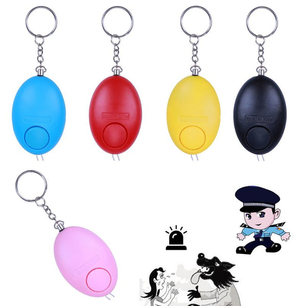 Outdoor Egg Shaped Panic Security Personal Alarm Keyring