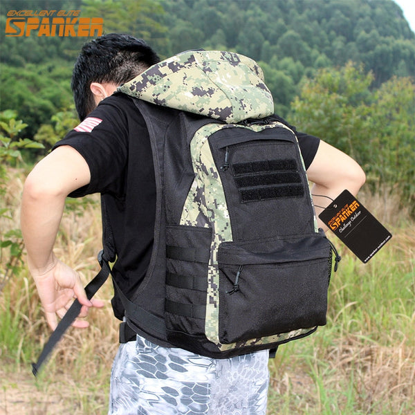 Military Removable Hoodie Backpack