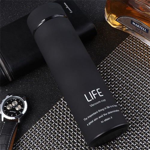 Thermos Tea Vacuum Flask With  Filter Stainless Steel