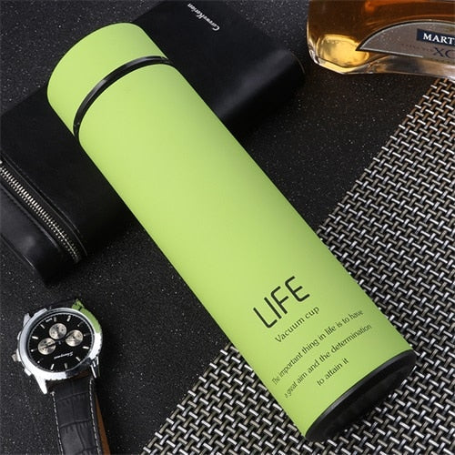 Thermos Tea Vacuum Flask With  Filter Stainless Steel