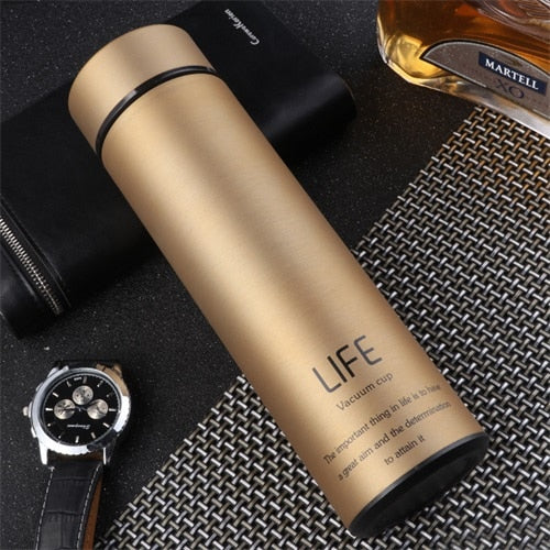 Portable 300ML Stainless Steel Thermos Tea Vacuum Flask with Filter –  TheWokeNest