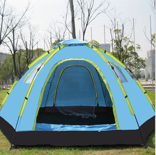 Fully-automatic camping tent