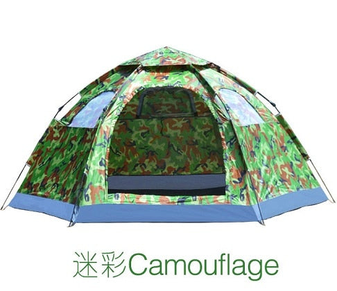 Fully-automatic camping tent