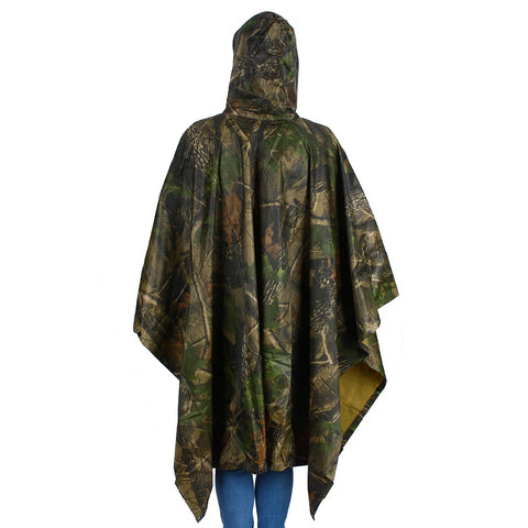 Waterproof Army Hooded Poncho