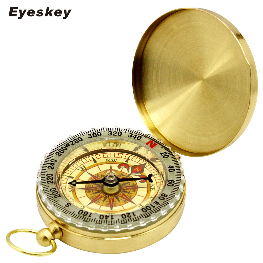 Delicate Brass Pocket Watch