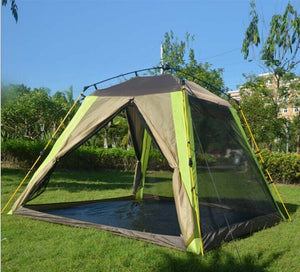 Automatic double outdoor tent