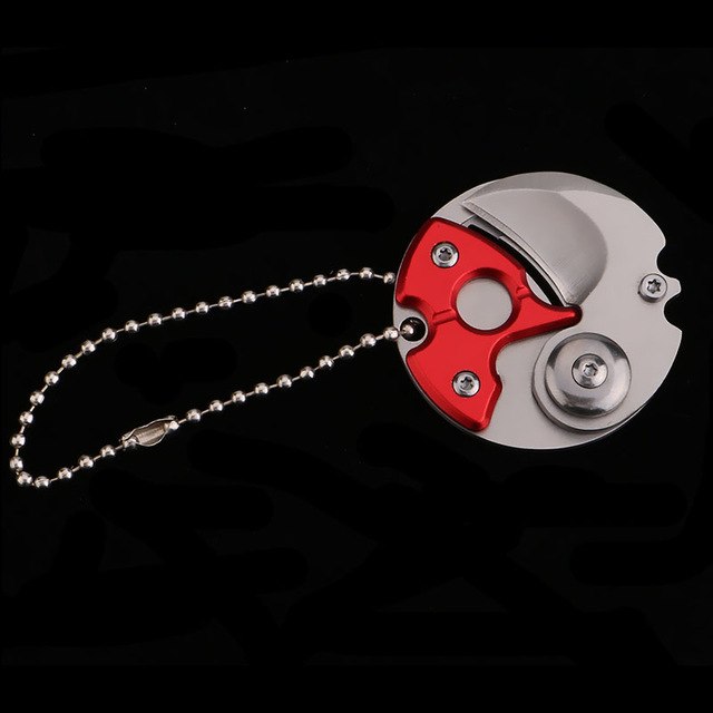 Portable Coin Knife with Hanging Key