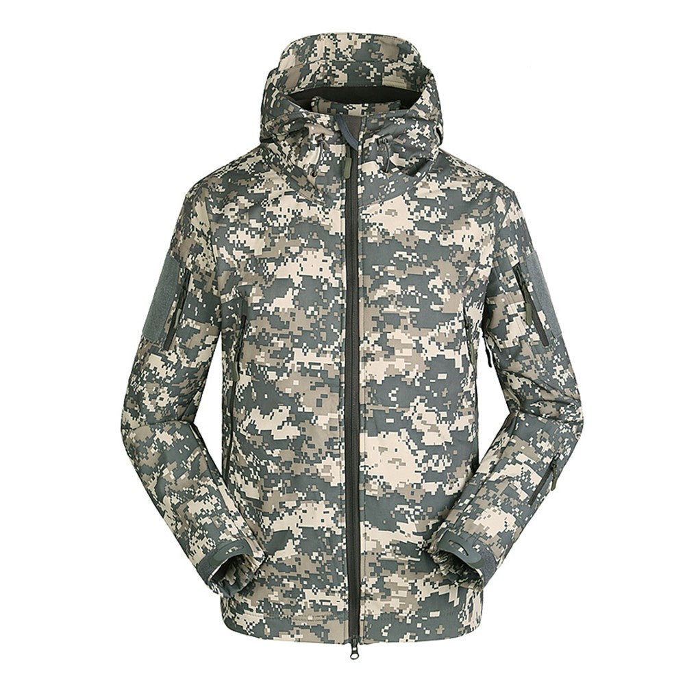 Men's Outdoor Hooded Windproof