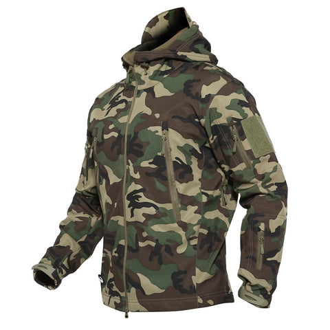 Military Fleece Jacket Hooded