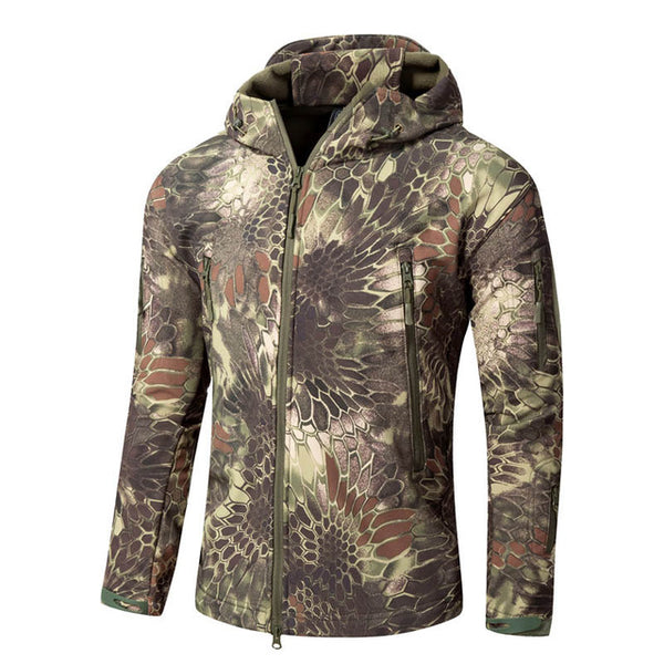 Military Fleece Jacket Hooded