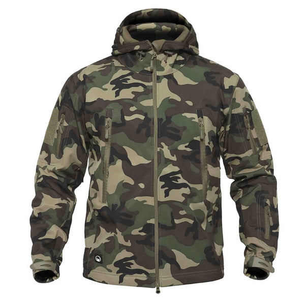 Military Fleece Jacket Hooded