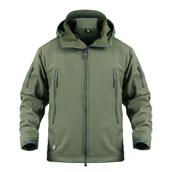 Military Fleece Jacket Hooded