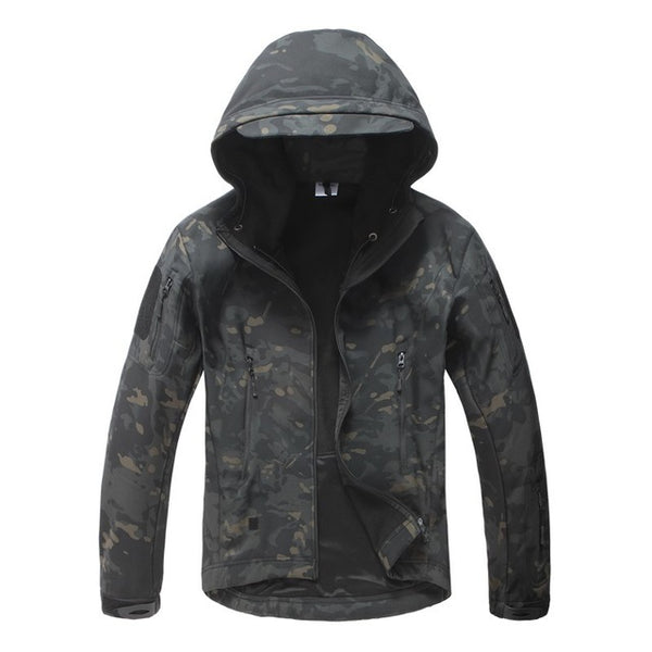 Military Fleece Jacket Hooded