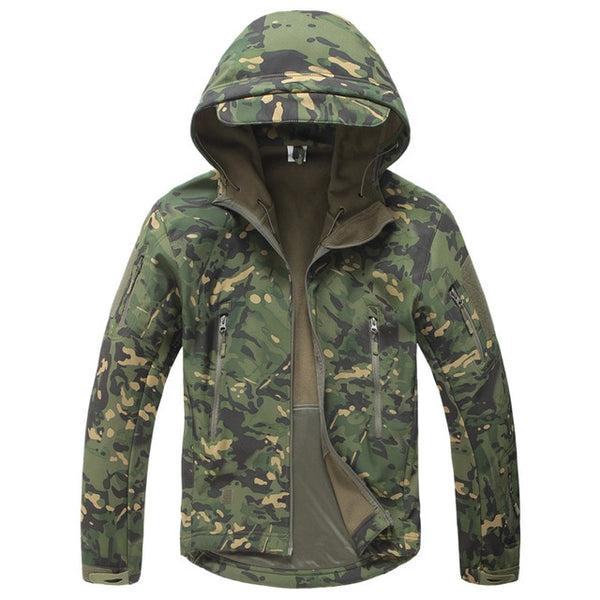 Military Fleece Jacket Hooded